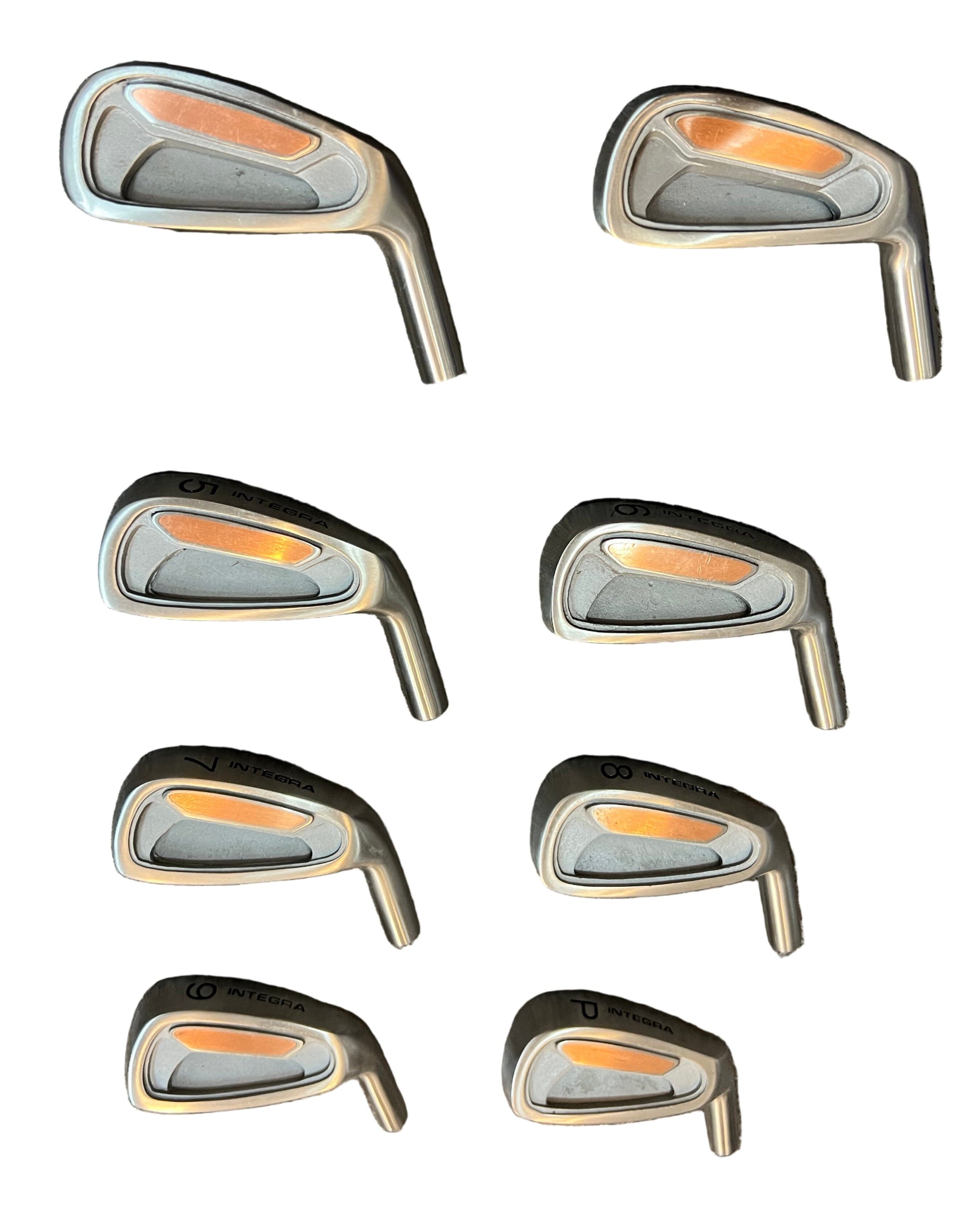 Integra Maraging 8pc Iron HEAD ONLY Right Hand 3-PW Golf Club Tools & Parts Integra
