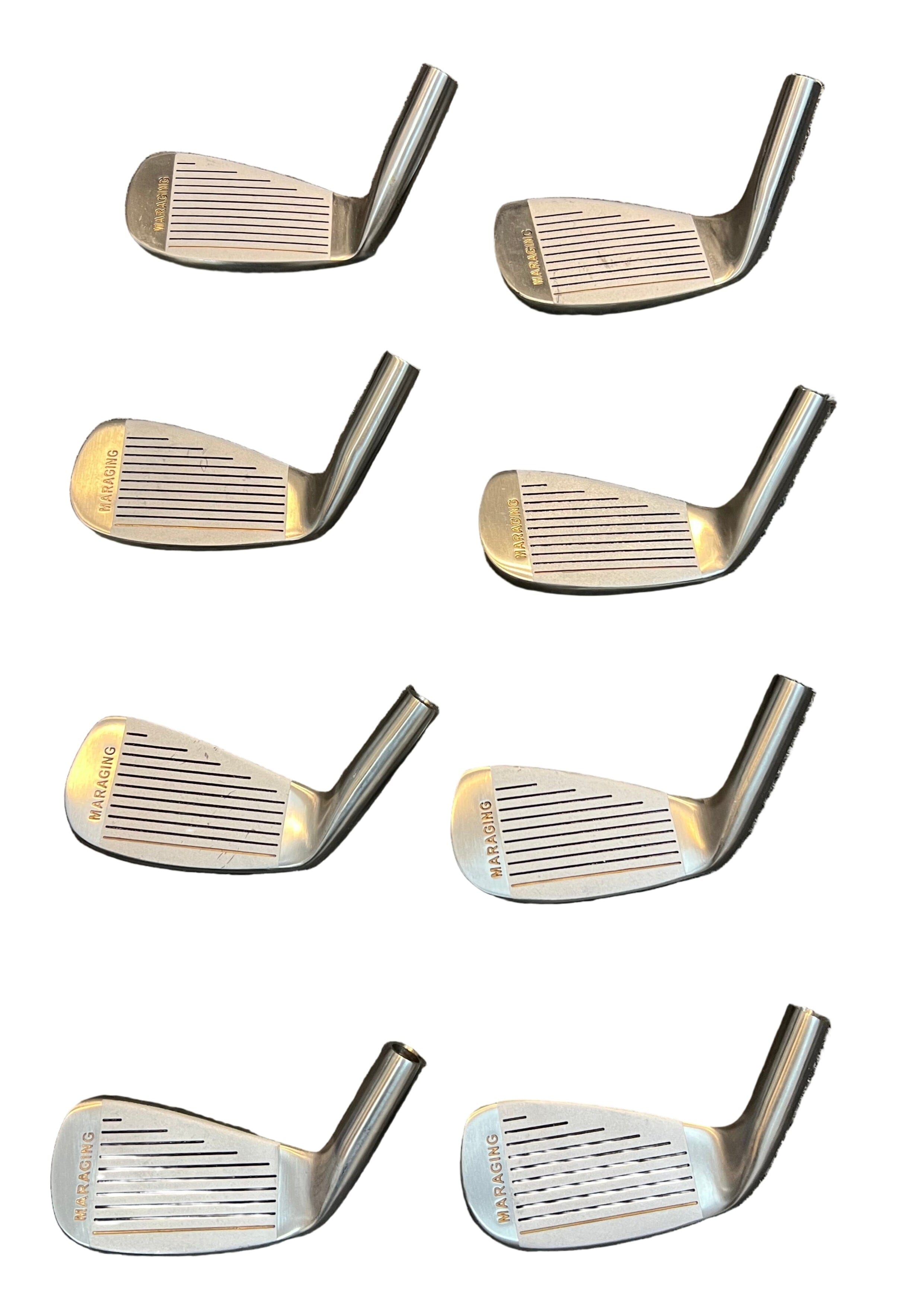 Integra Maraging 8pc Iron HEAD ONLY Right Hand 3-PW Golf Club Tools & Parts Integra
