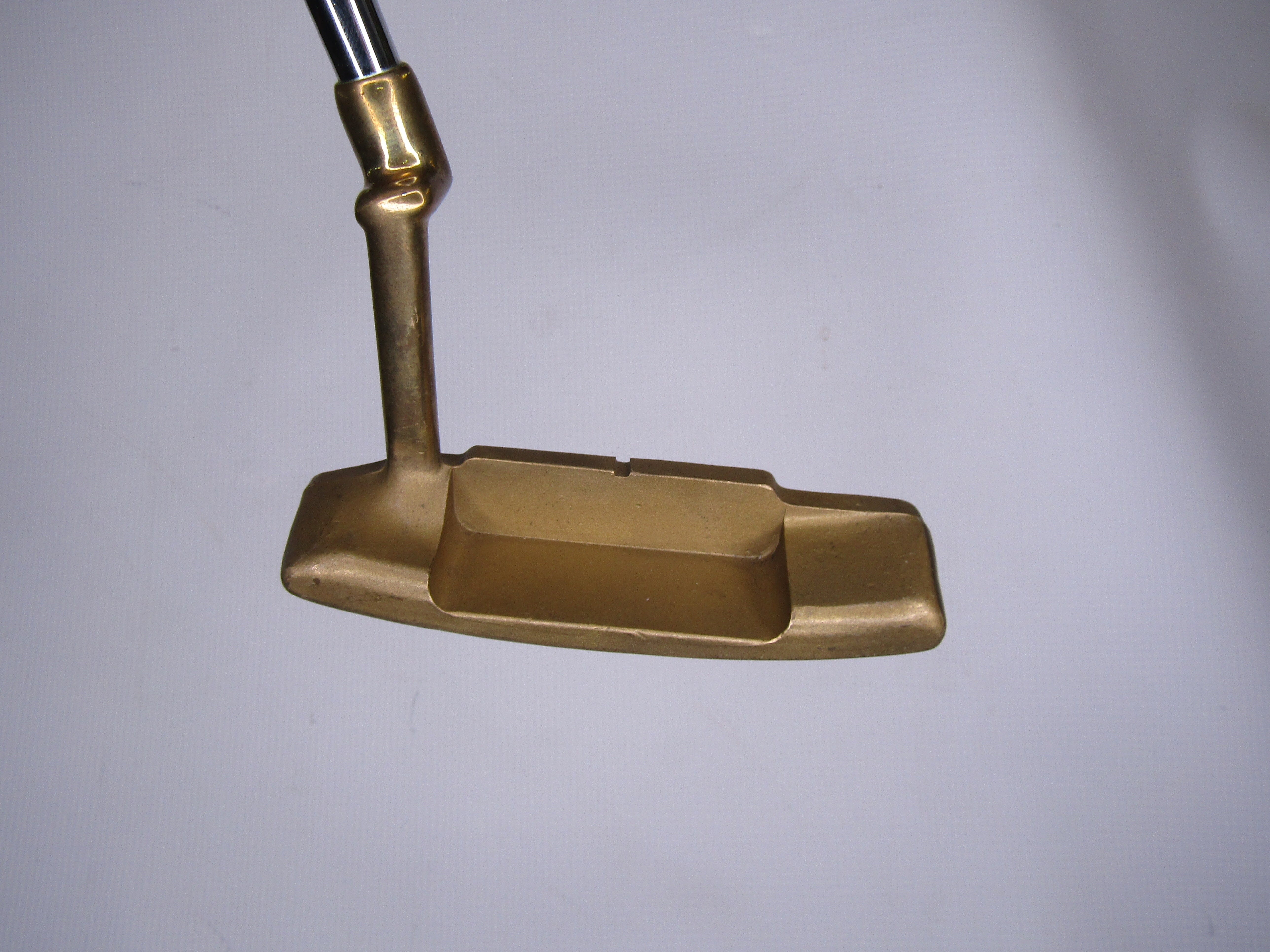 JMX Gold Brass 35.5" Blade putter Steel Men's Right Pre-Owned Putters Golf Stuff