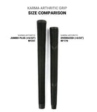 Karma Arthritic Jumbo Plus (+5/32) Black Mens RF251 Golf Grip Golf Grips Karma
