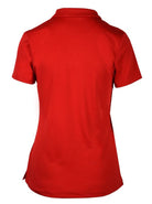 LevelWear Chance Golf Shirt PM04L Flame Red Women's Polos LevelWear