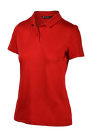 LevelWear Chance Golf Shirt PM04L Flame Red Women's Polos LevelWear