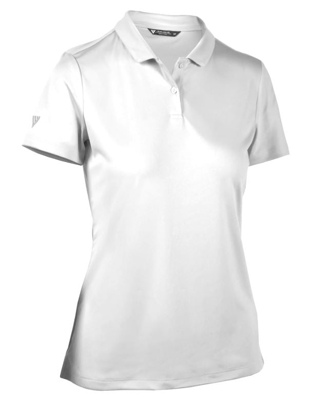 LevelWear Chance Golf Shirt PM04L White Women's Polos LevelWear