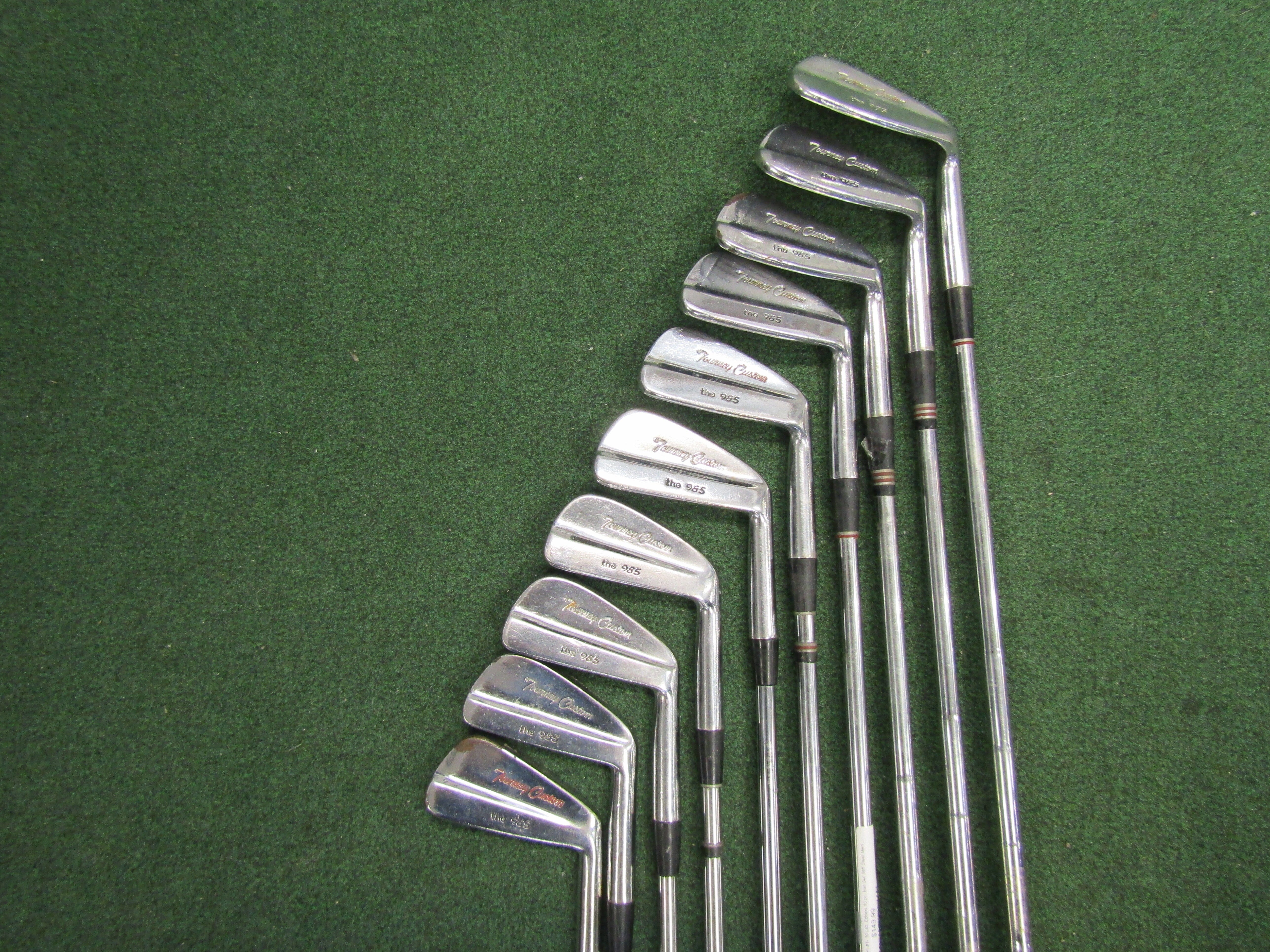 MacGregor Tourney Custom #1- 10 Ltd. Edition 10 pc. Iron Set Stiff Steel Men's Right Pre-Owned Iron Sets MacGregor