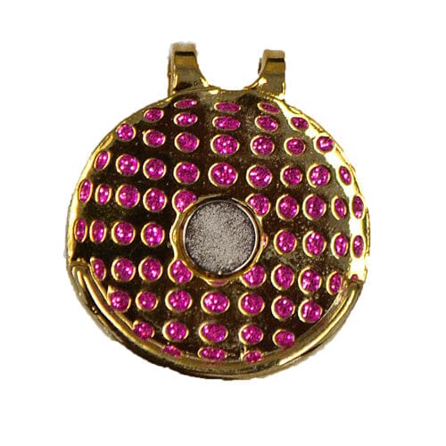 Magnetic Hat Clip Round Golf Stuff - Save on New and Pre-Owned Golf Equipment Pink Crystal