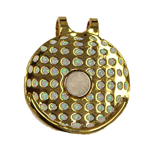 Magnetic Hat Clip Round Golf Stuff - Save on New and Pre-Owned Golf Equipment White Crystal