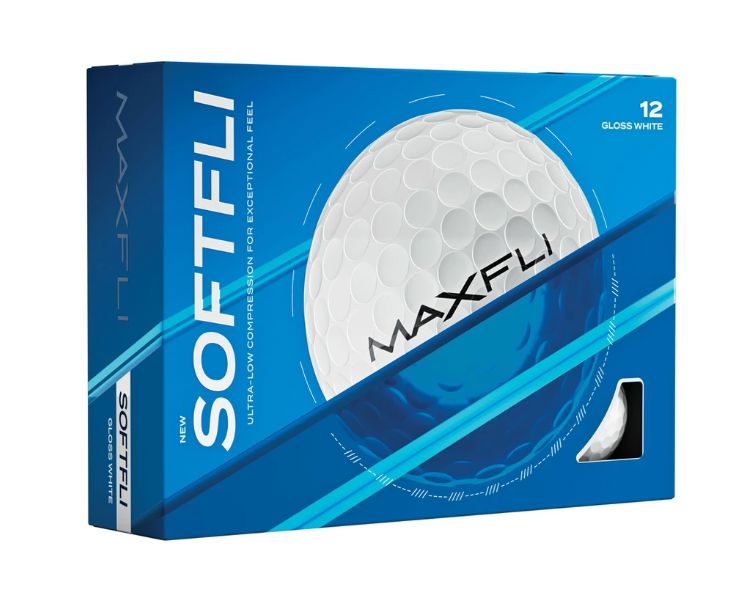 Maxfli 2025 SoftFli Golf Balls Golf Balls Maxfli White Box/12