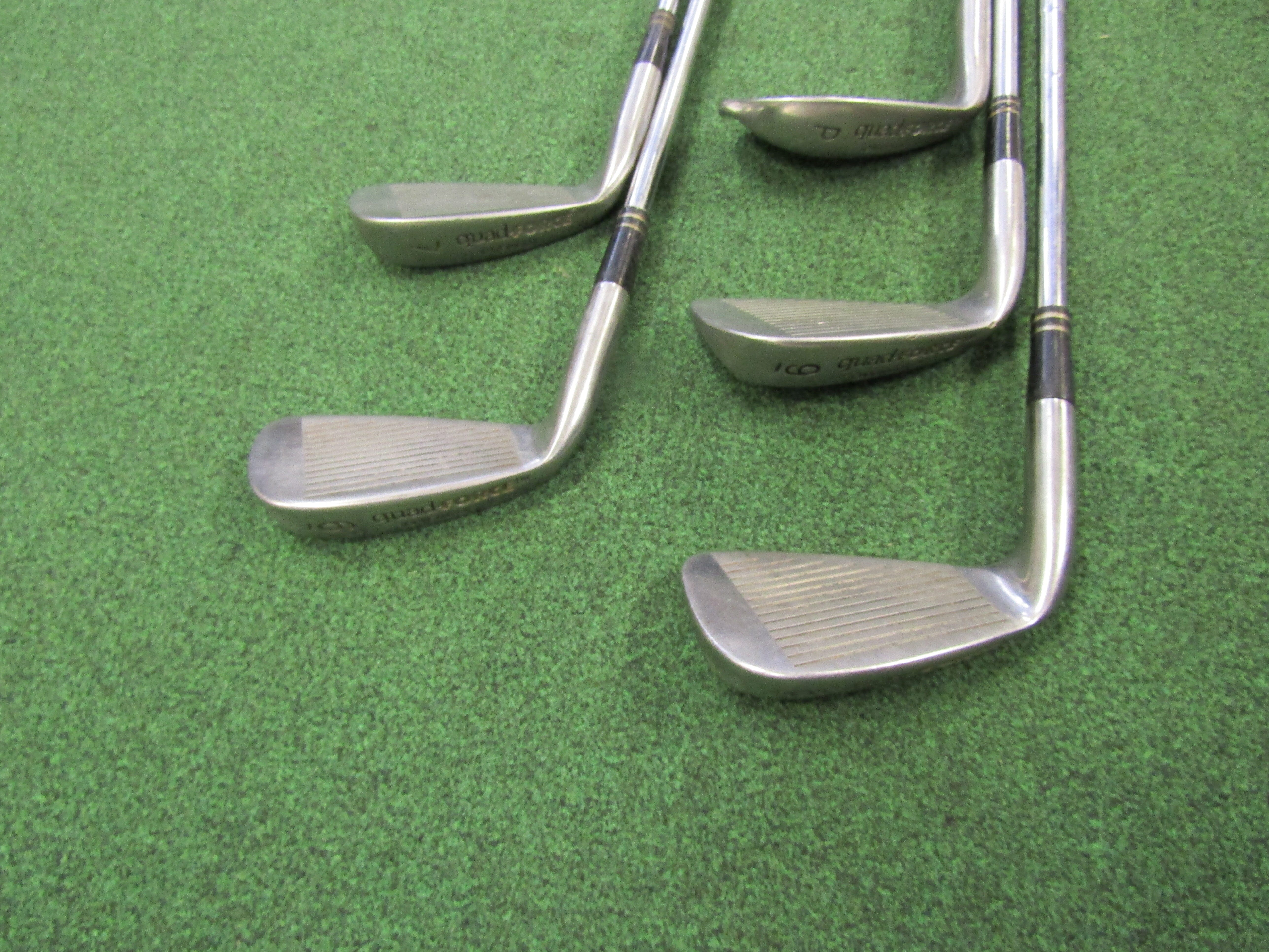 McMANIS Quad Force Oversize #6-PW 5pc. Iron Set Stiff Steel Men's Right Pre-Owned Iron Sets McMANIS