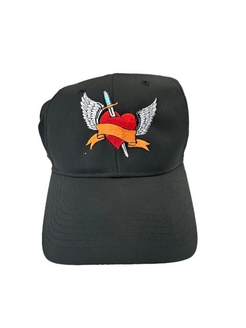 Men's Emboidered Golf Performance Hat Black HA9264 Hats Golf Stuff