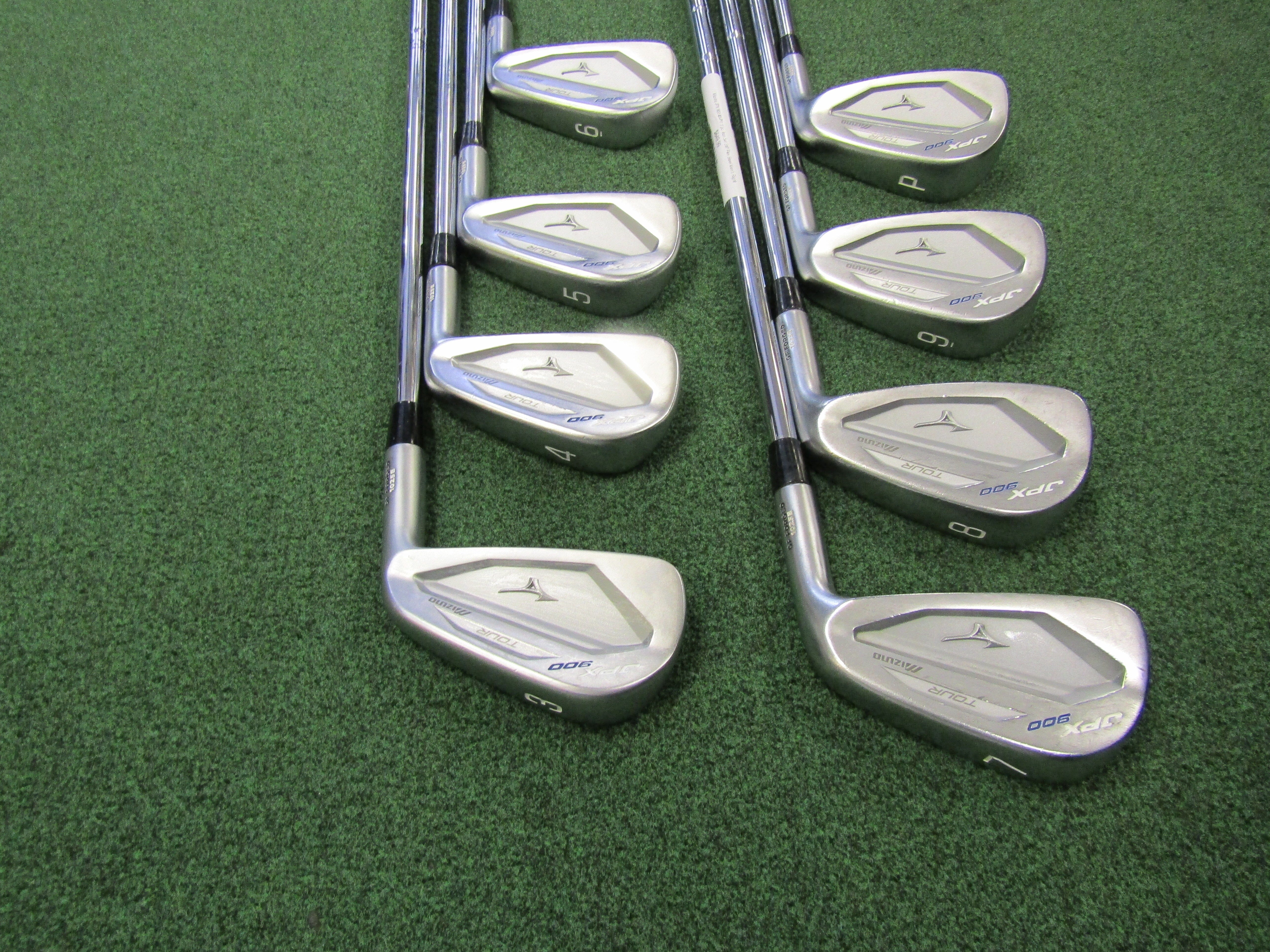 Mizuno JPX 900 #3-PW 8 pc. Iron Set Stiff Flex Steel Men's Right Pre-Owned Iron Sets Mizuno