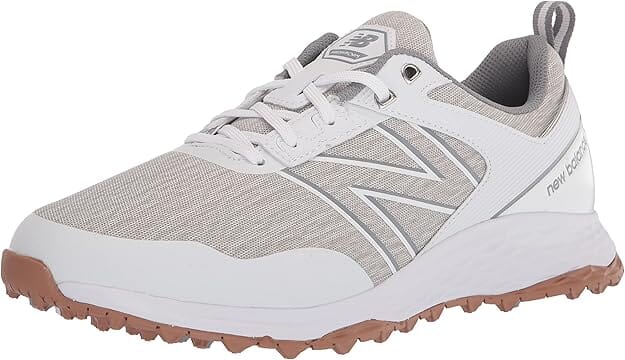 New Balance NBG4006WT Men's Golf Shoes White/Grey (no box) Men's Spiked Golf Shoes New Balance