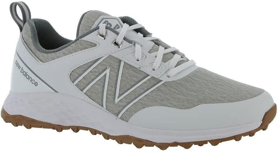 New Balance NBG4006WT Men's Golf Shoes White/Grey (no box) Men's Spiked Golf Shoes New Balance