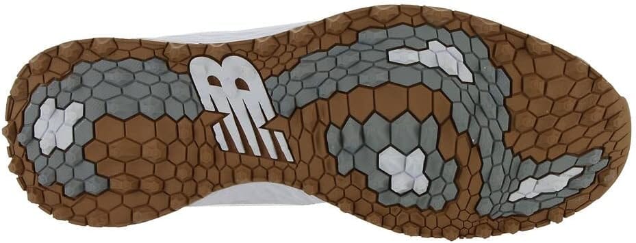 New Balance NBG4006WT Men's Golf Shoes White/Grey (no box) Men's Spiked Golf Shoes New Balance