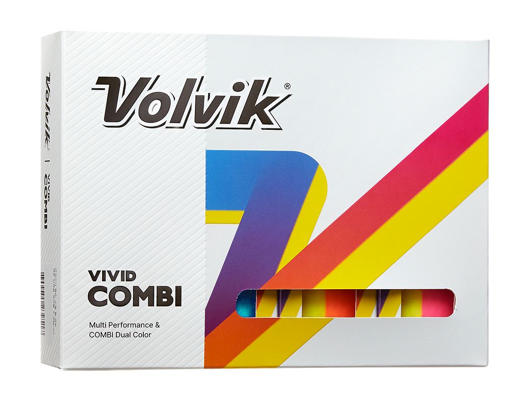 New Volvik Vivid Combi Golf Stuff Box/12