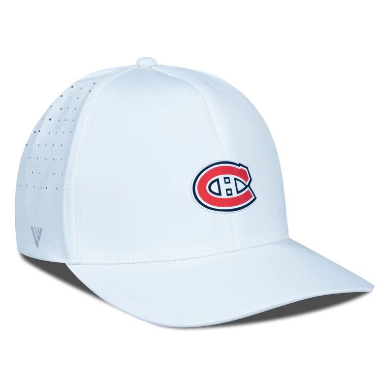 NHL Zeta Insignia Core Golf Hats Hats Golf Stuff Montreal Canadiens Zeta White S/M