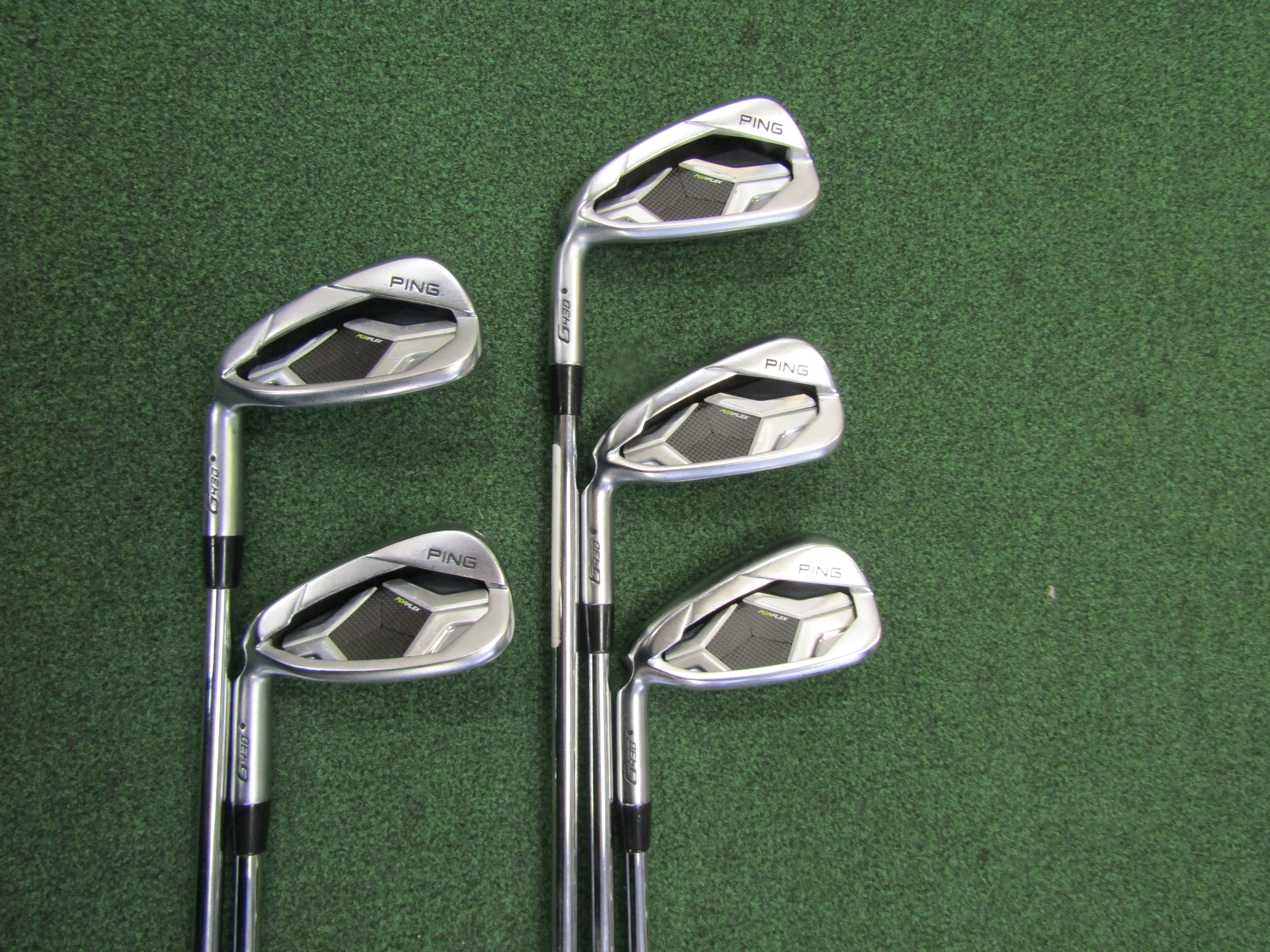 Ping G430 #6-PW 5pc. Black Dot Iron Set Stiff Flex Steel Men's Left Pre-Owned Iron Sets Ping