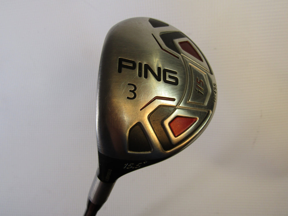 Ping i15 #3 15.5° Fairway Wood Stiff Flex Graphite Shaft Men's Left Hand Hc Golf Stuff 