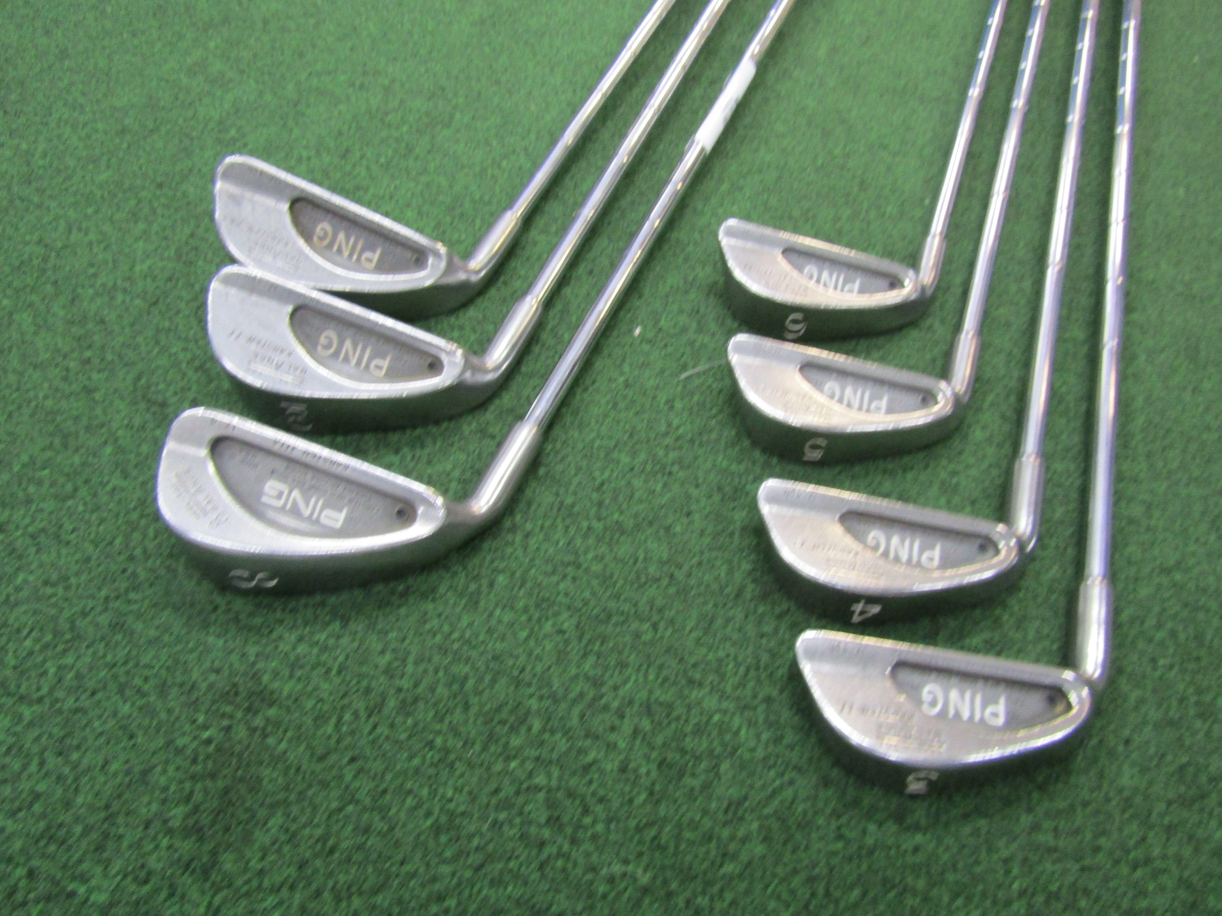 Ping Karsten 7pc Iron Set #3-6, #8-PW Regular Flex Steel Men's Left Pre-Owned Iron Sets Ping