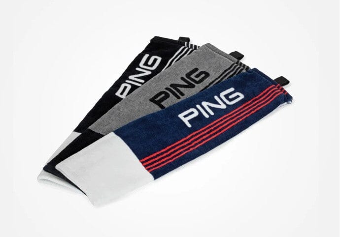 Ping Tri-Fold Cotton Towel 3595 Golf Towels Ping