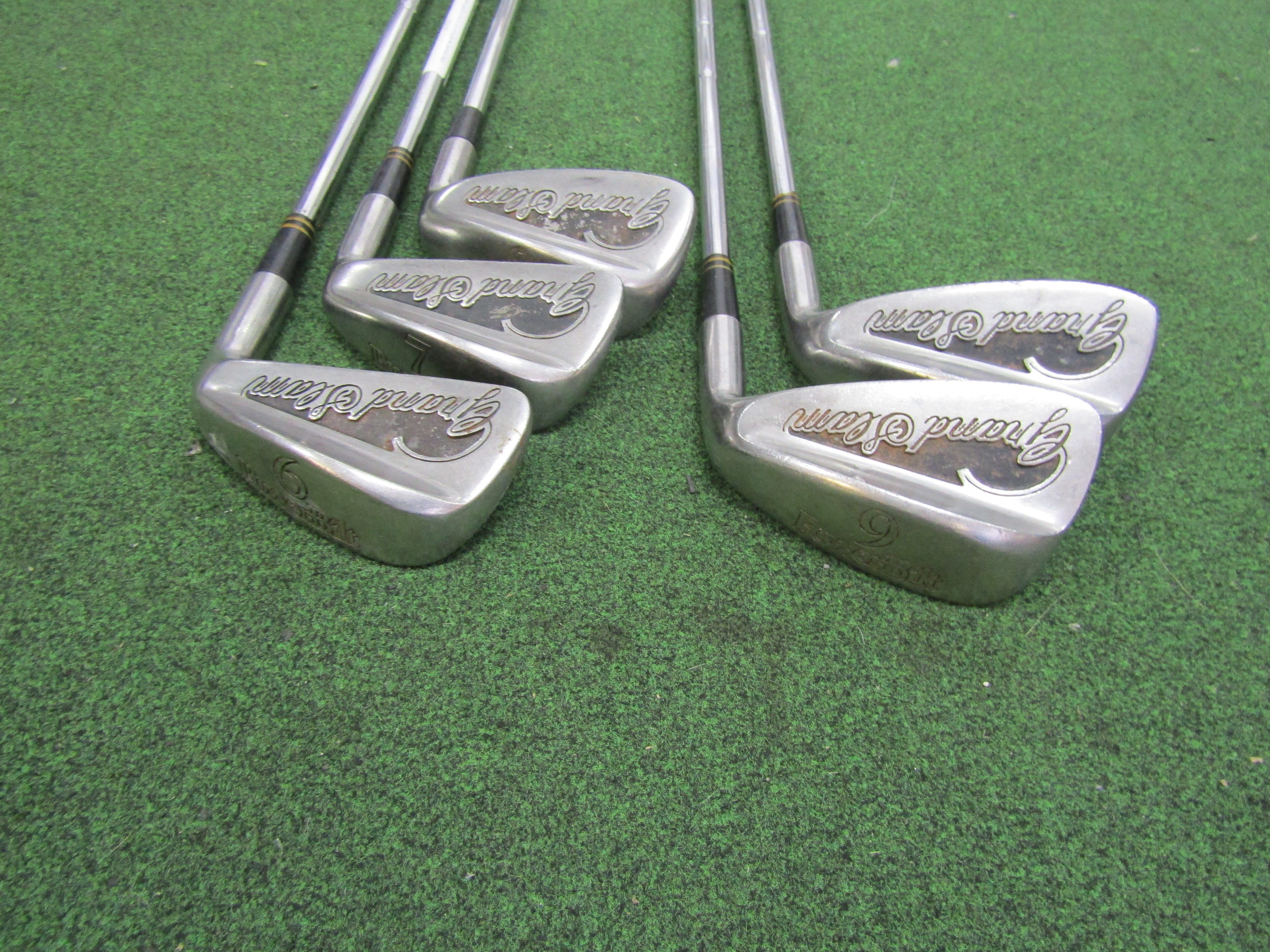 PowerBilt Grand Slam #6-PW 5 Pc. Iron Set Regular Flex Steel Men's Right Pre-Owned Iron Sets Power Bilt