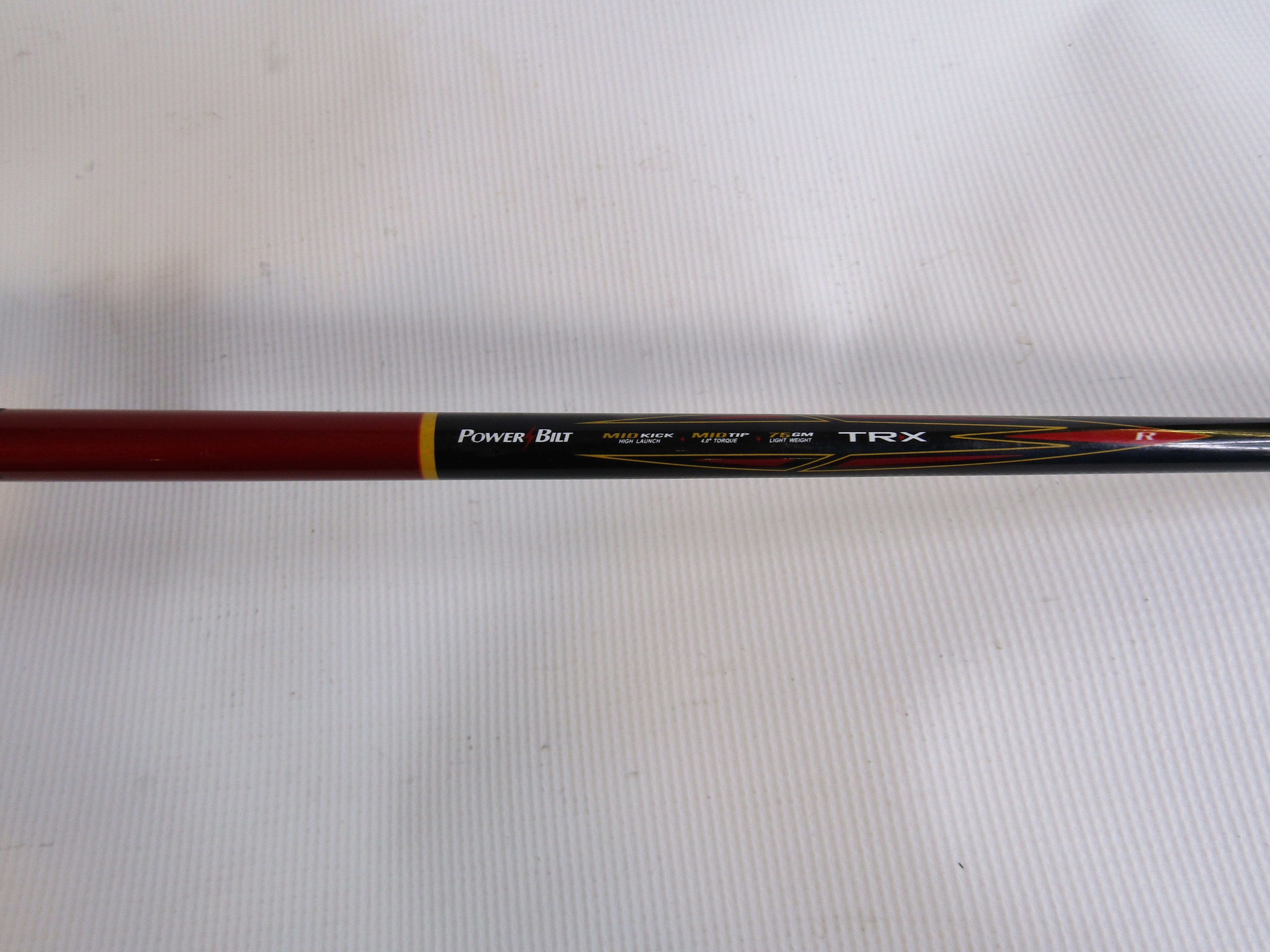 Powerbilt TRX #9 Iron Regular Flex Graphite Men's Right Pre-Owned Irons Power Bilt