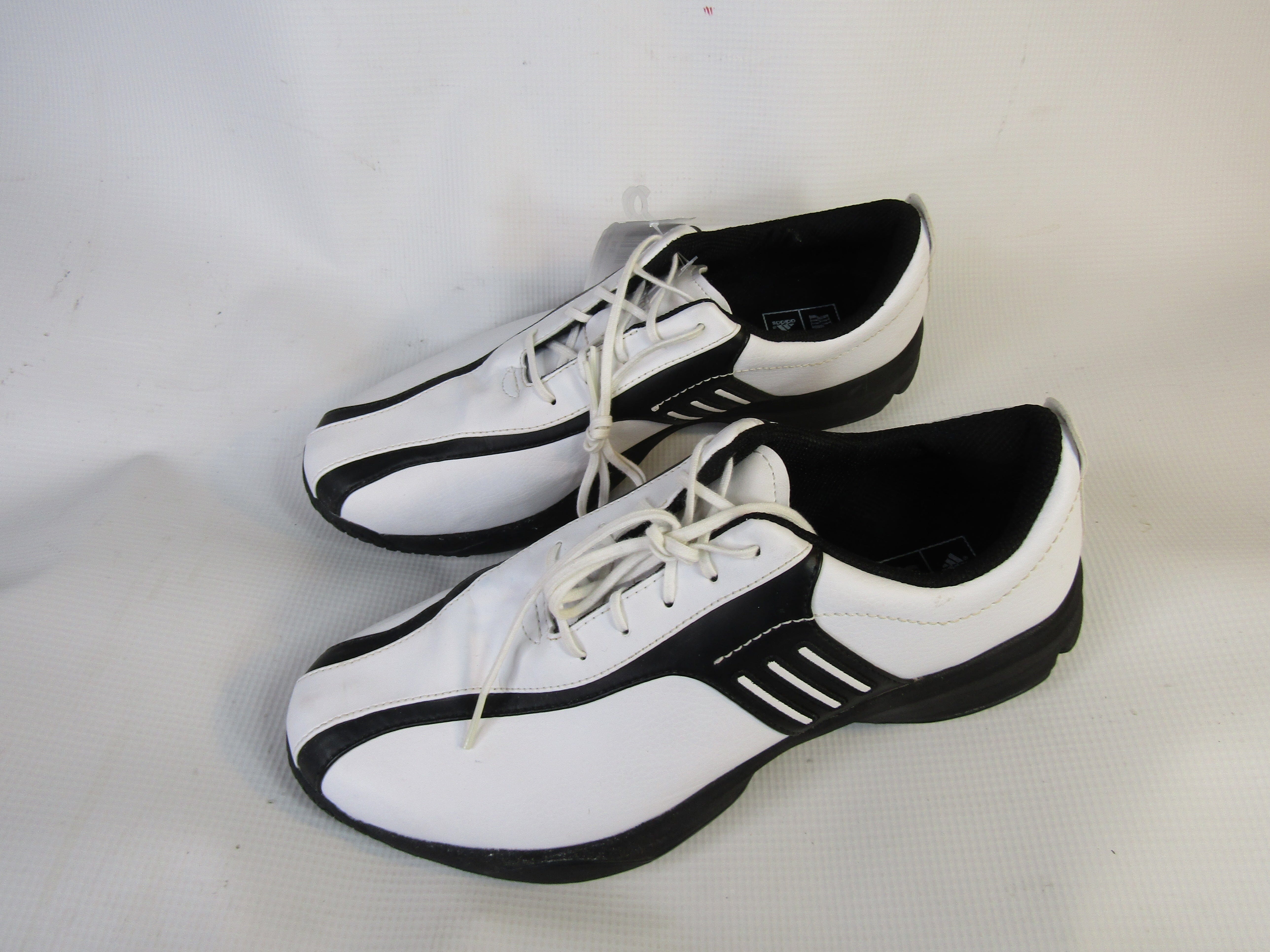*PRE-OWNED* Adidas Women's Greenside 737568 Golf Shoes Wht./Bl. Sz. 10 Golf Stuff