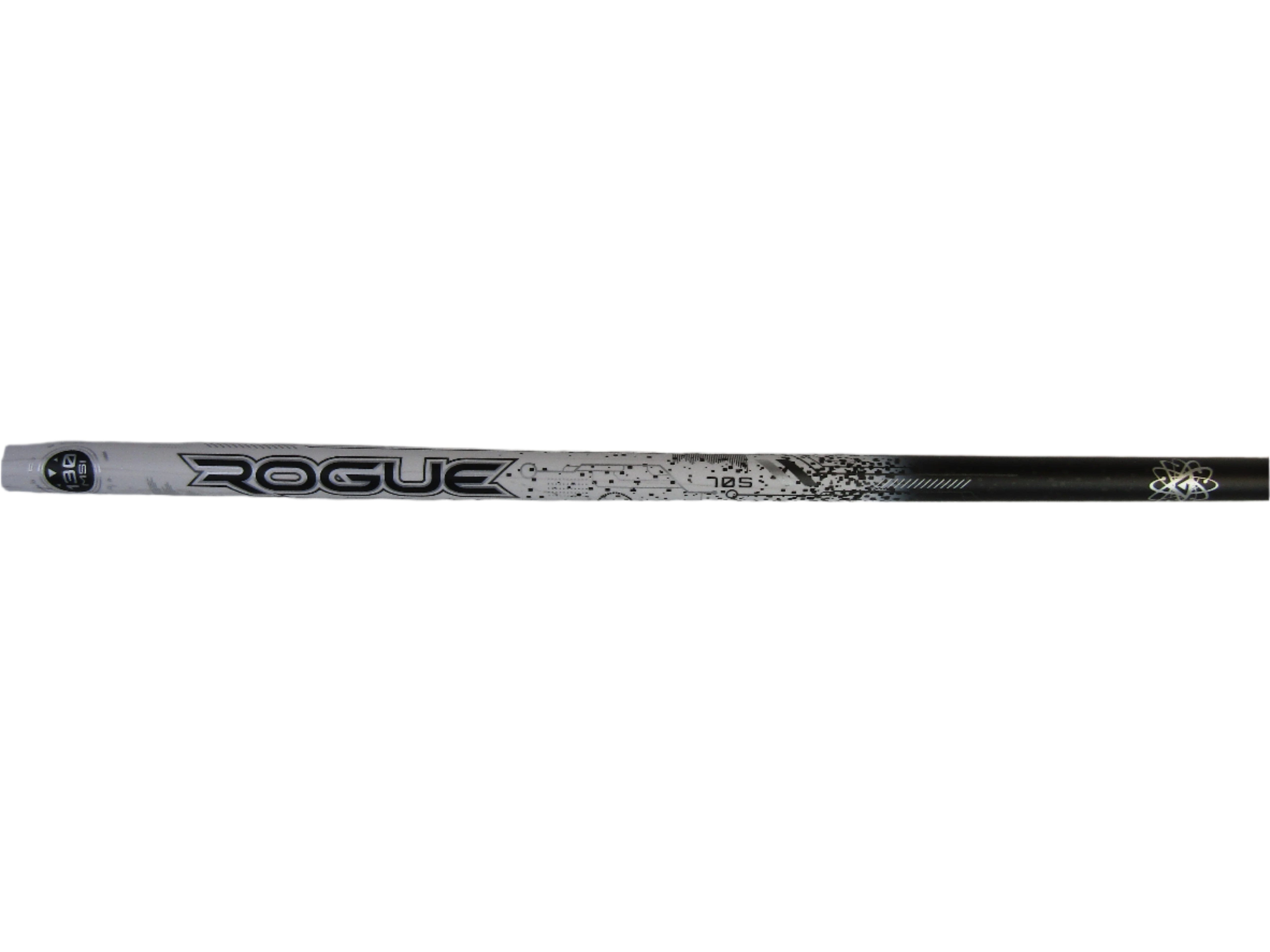 *PRE-OWNED* Aldila Rogue White 130 MSI 70 Stiff Graph. Dr. Shaft w/Ping RH G410/G425/G430 Adapter Pre-Owned Shafts Aldila