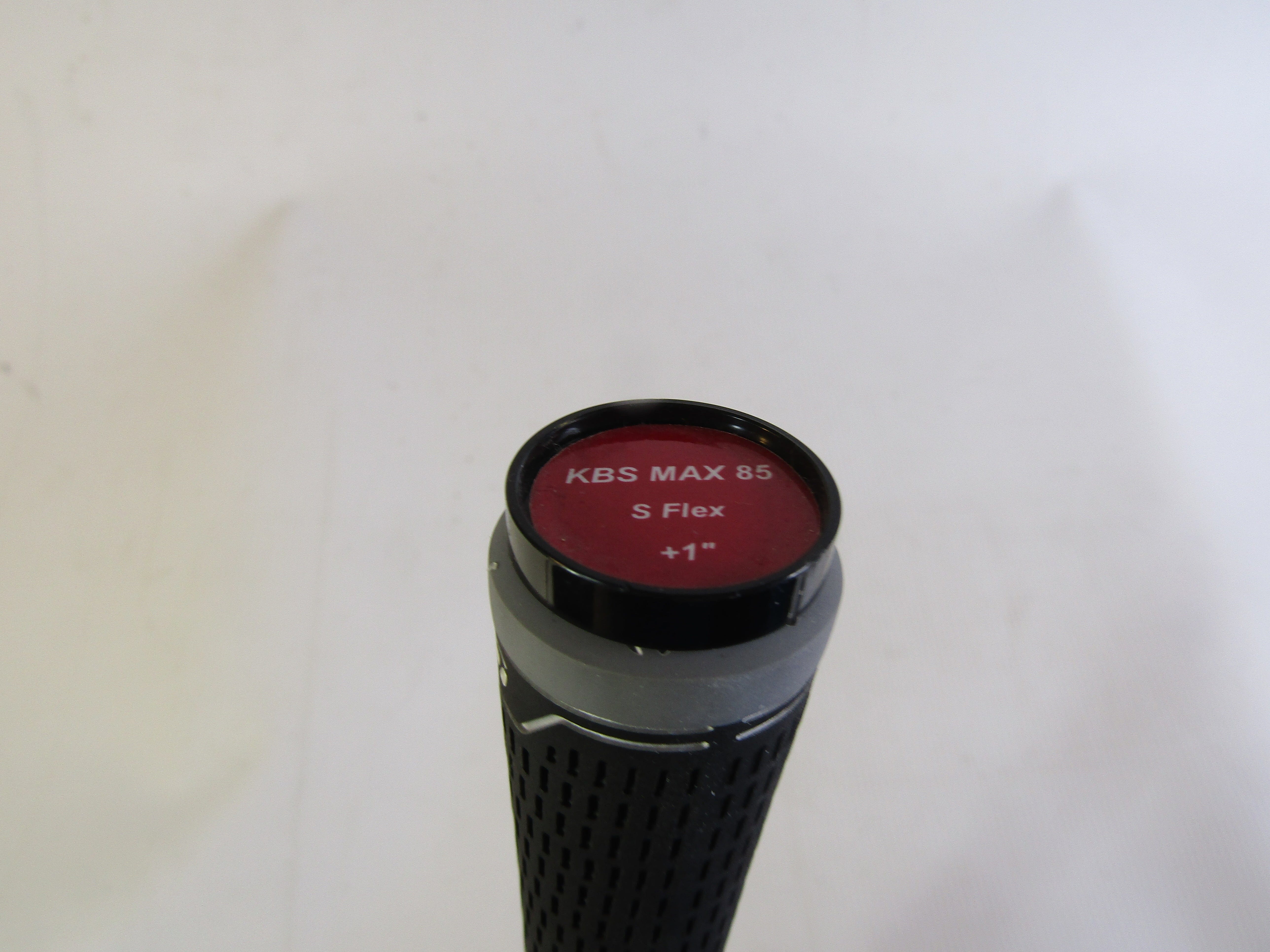 Pre-Owned TM Demo KBS Max 85 Stiff Steel +1 1/4 Parallel .370 Tip #7 Iron Shaft Pre-Owned Shafts KBS