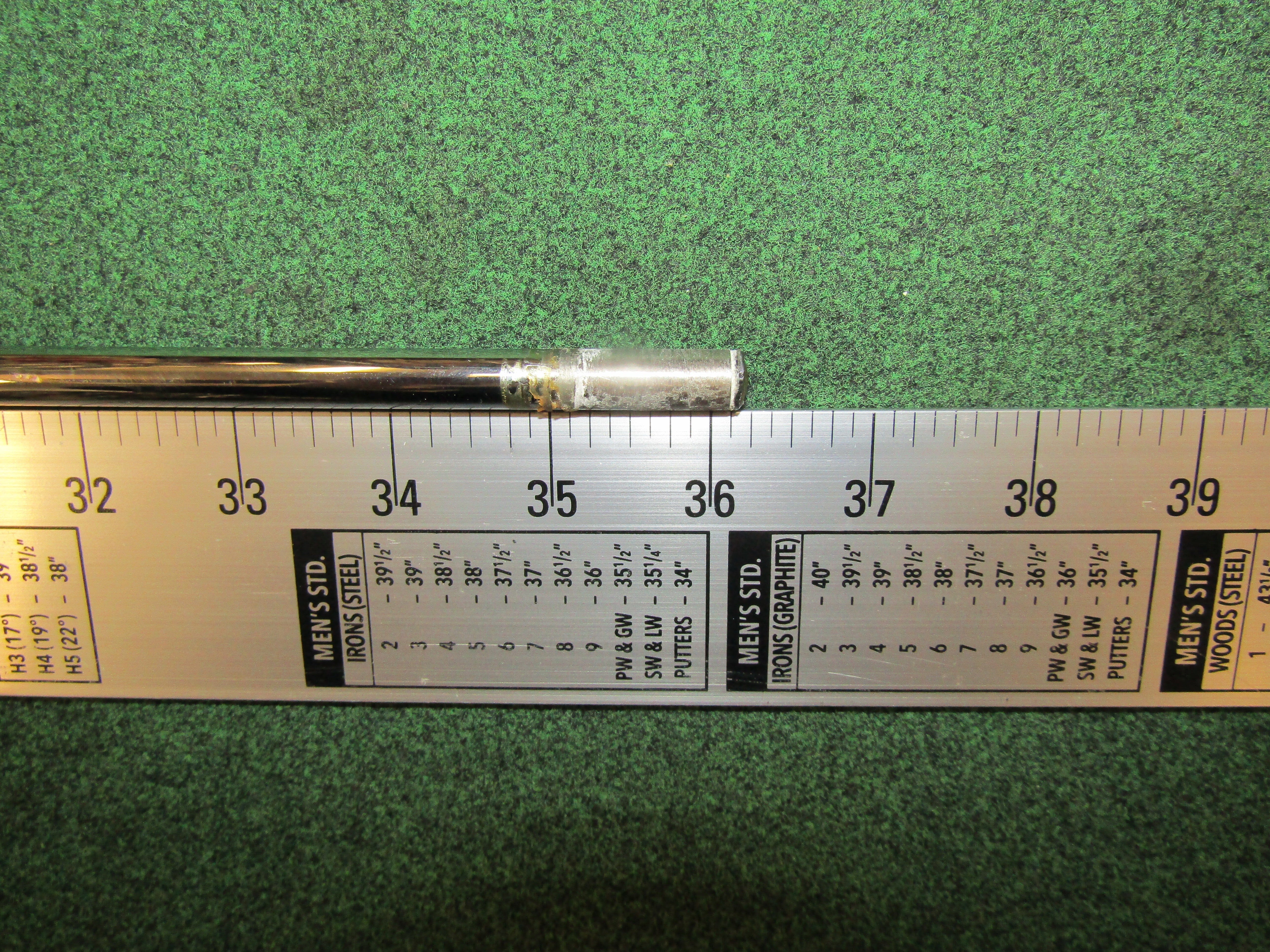 Pre-Owned TM Demo Nippon NS Pro 840 Regular Flex Std Parallel Tip .370 #7 Iron Shaft Pre-Owned Shafts Nippon