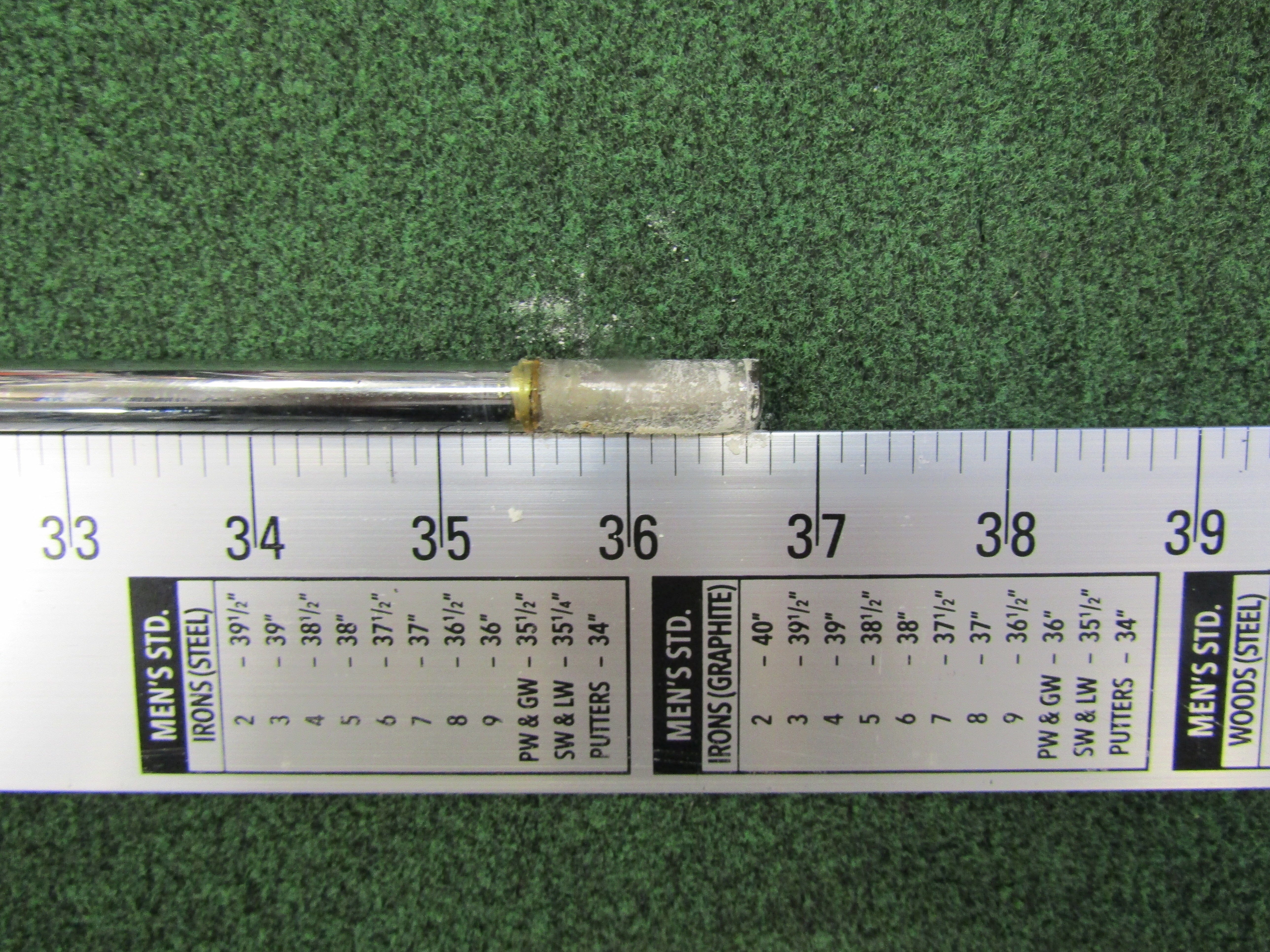 Pre-Owned TM Demo Nippon NS Pro 840 Stiff Flex +1 Parallel Tip .370 #7 Iron Shaft Pre-Owned Shafts Nippon