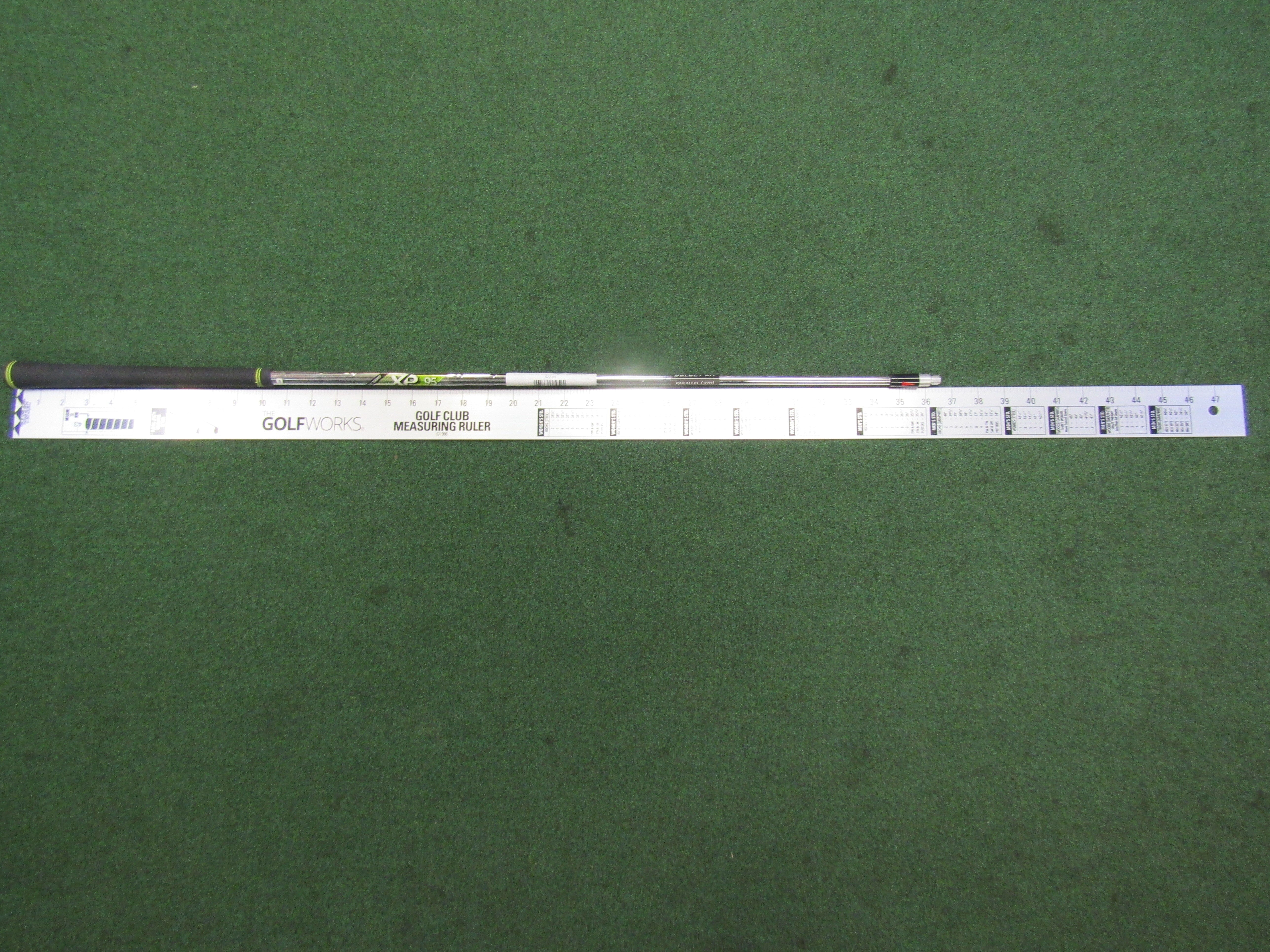 Pre-Owned TM Demo TT XP 95 Steel R300 Flex +1/2 Parallel .370 Tip #7 Iron Shaft Pre-Owned Shafts True Temper