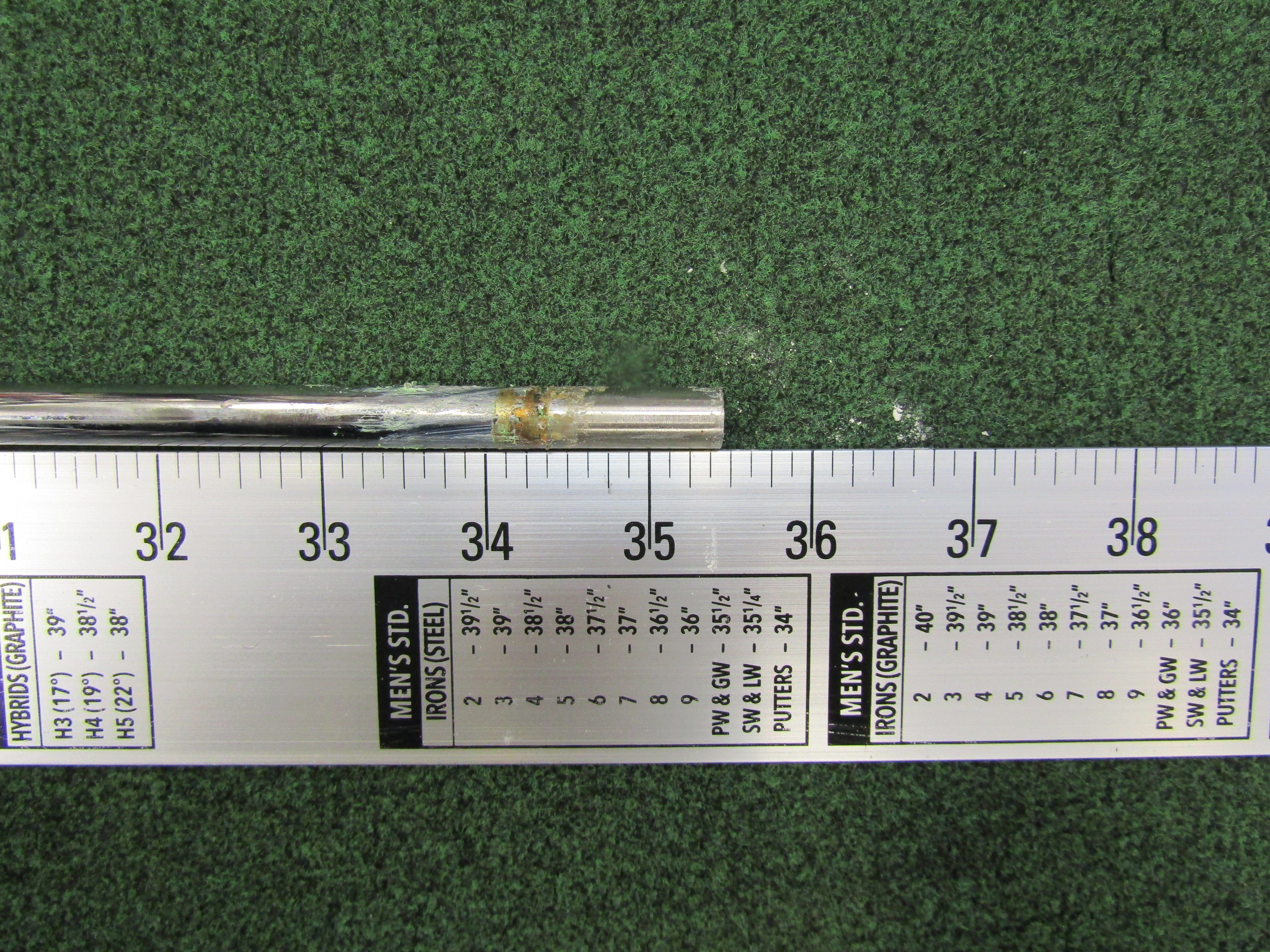 Pre-Owned TM Demo TT XP 95 Steel S300 Flex Std Parallel .370 Tip #7 Iron Shaft Pre-Owned Shafts True Temper