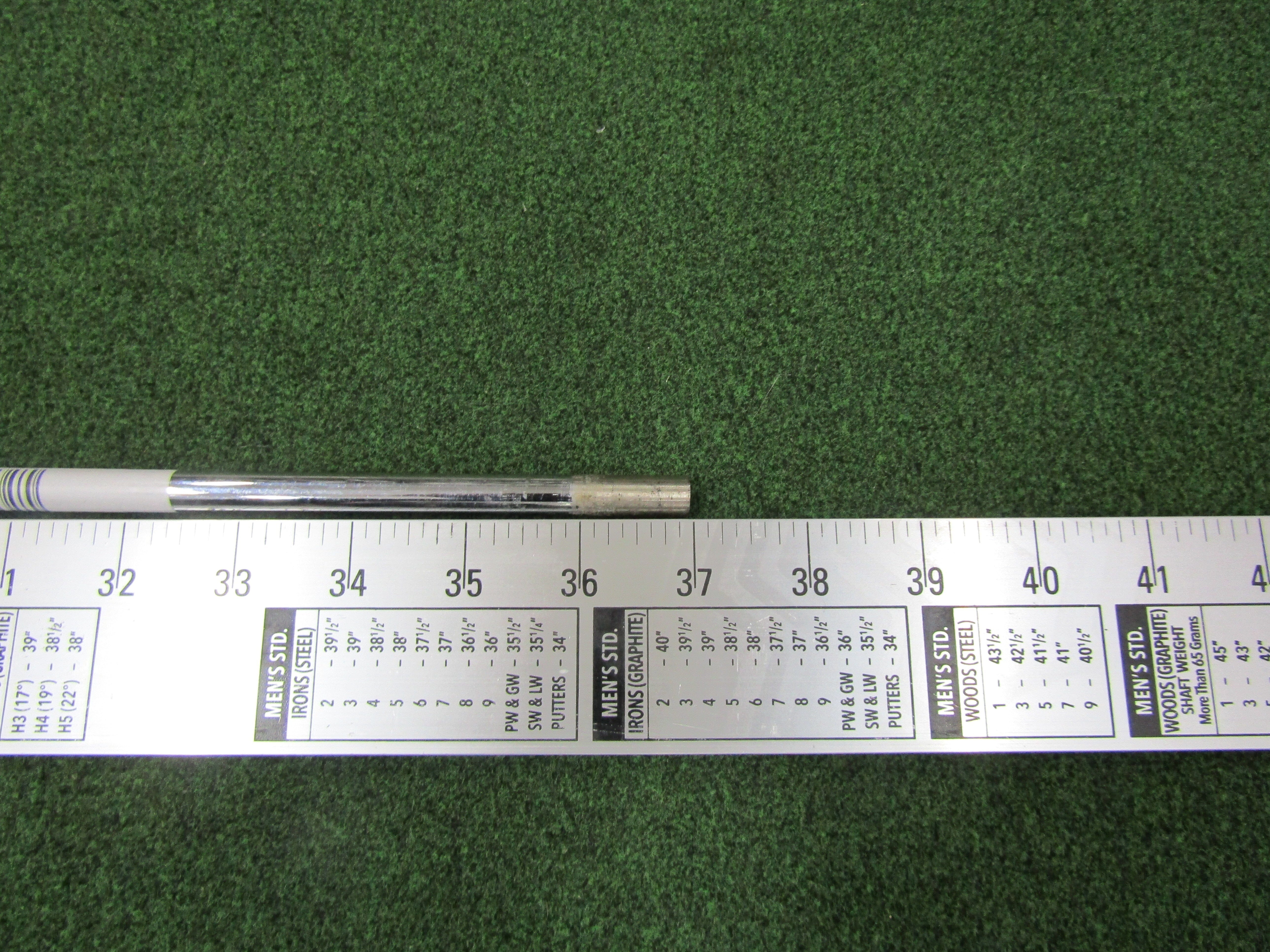 Pre-Owned TM TT XP 100 Steel S300 Flex -1/8 Parallel .370 Tip #6 Iron Shaft Pre-Owned Shafts True Temper