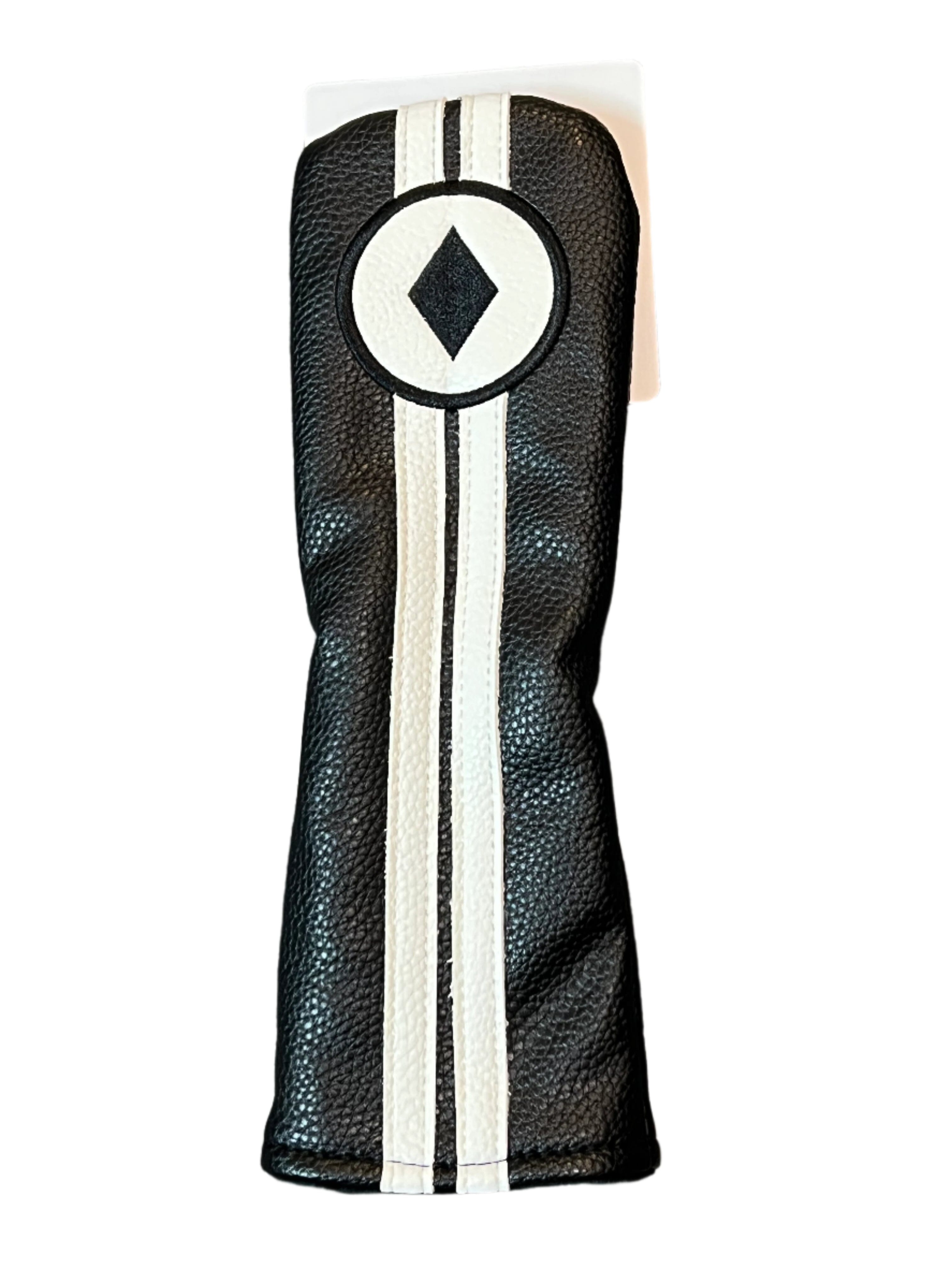 Pride Sports Hybrid Head Cover Black/White Head Covers Golf Trends Black None
