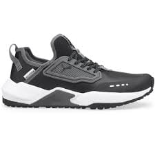 Puma GS One Golf Shoe 195405 02 Black Quiet Shade Spikeless Golf Shoe Puma