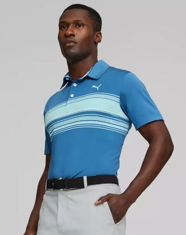 Puma Men's MATTR Grind Polo Golf Polo Golf Stuff