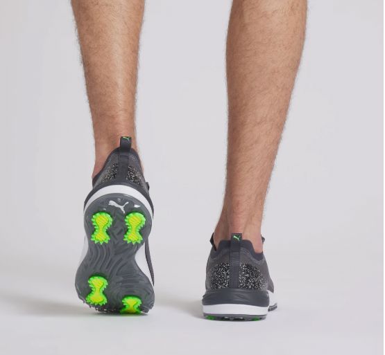 Puma Phantomcat Nitro SportGolf Shoe 310220 05 Grey/White/Green Spikeless Golf Shoe Puma