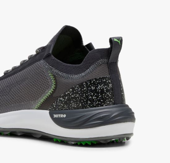 Puma Phantomcat Nitro SportGolf Shoe 310220 05 Grey/White/Green Spikeless Golf Shoe Puma