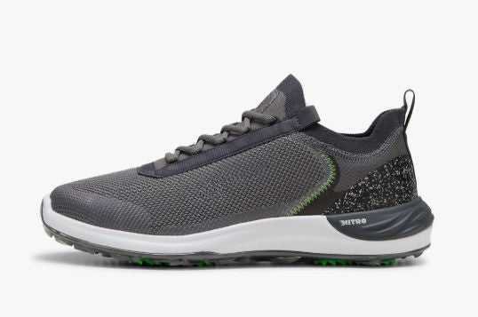 Puma Phantomcat Nitro SportGolf Shoe 310220 05 Grey/White/Green Spikeless Golf Shoe Puma