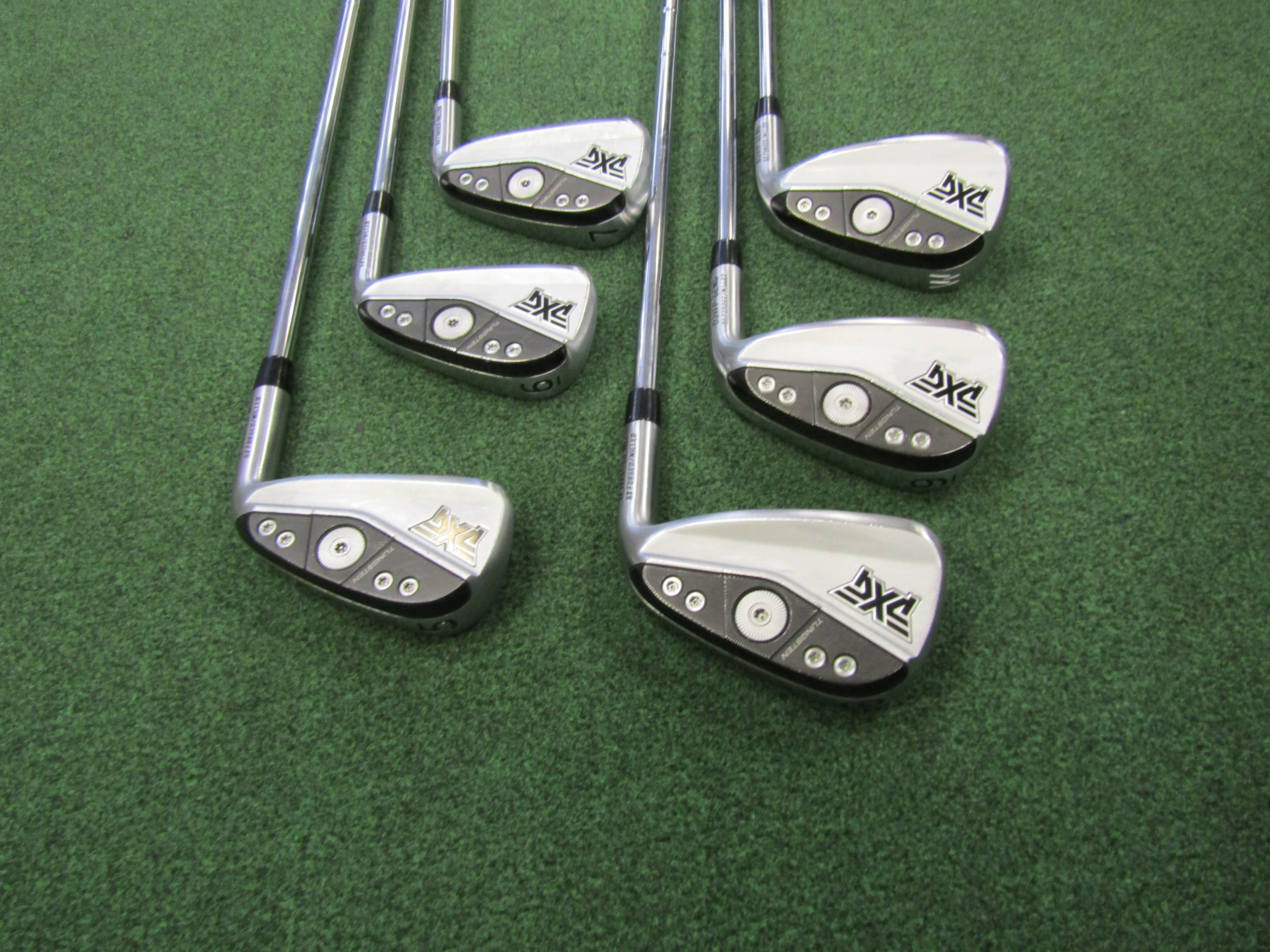 PXG 0311 P Gen 6 #5 - PW 6 pc. Iron Set Stiff Flex Steel Men's Right Pre-Owned Iron Sets PXG
