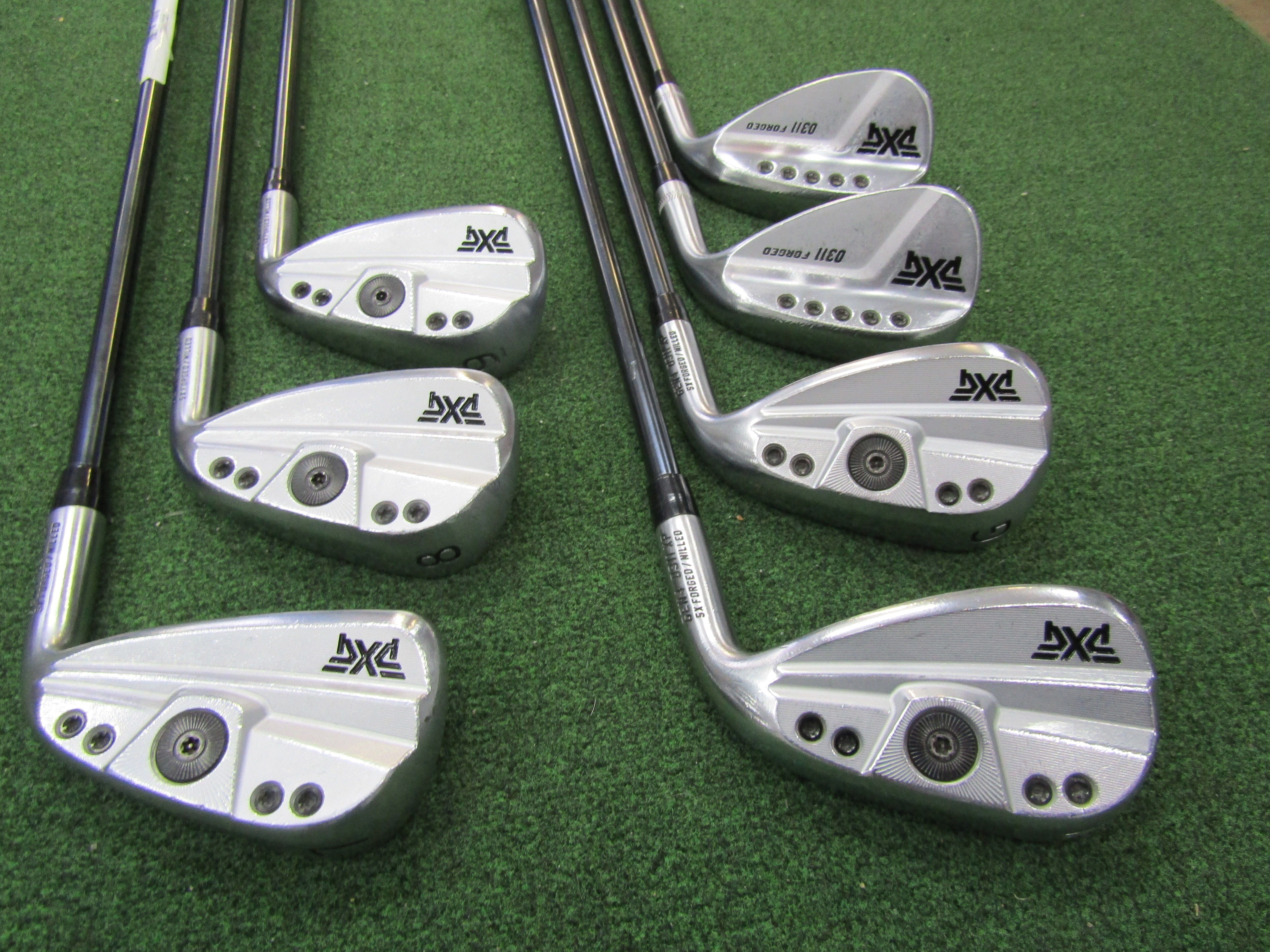PXG 0311 XP Gen 4 #7-PW, GW, 54° and 58° 7 pc. Iron Set Senior Flex Graphite Men's Right Pre-Owned Iron Sets PXG
