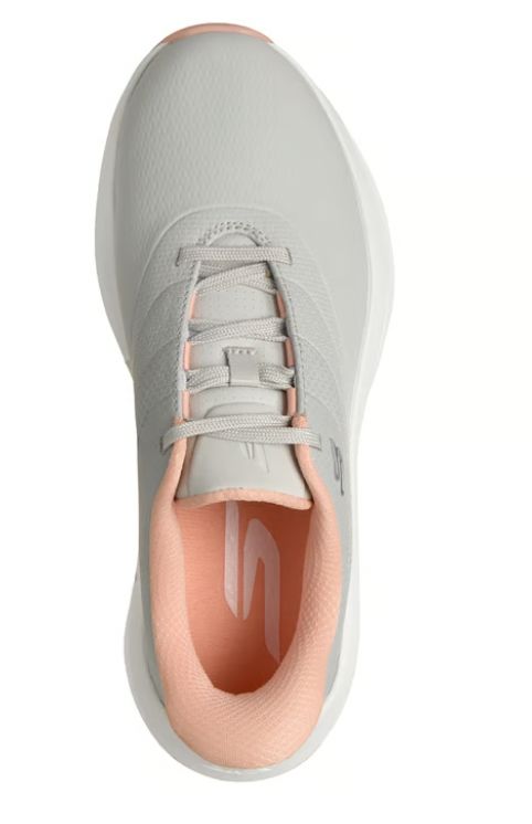 Skechers Flow Spikeless Womens Golf Shoe Gray/Pink 123153 Women's Golf Shoes Skechers