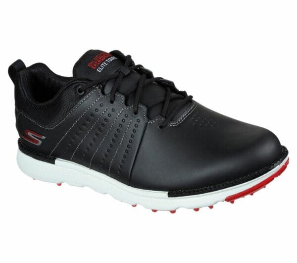 Skechers Go Golf Elite-Tour SL Men's Golf Shoes Black/Red 214004 Shoes Skechers