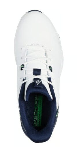 Skechers Go Golf Elite Vortex Men's Golf Shoes 214139 White/Navy Spiked Golf Shoes Skechers