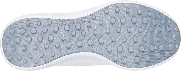 Skechers Go Golf Flight 123131 Spikeless Womens Golf Shoes White/Silver Spikeless Golf Shoe Skechers