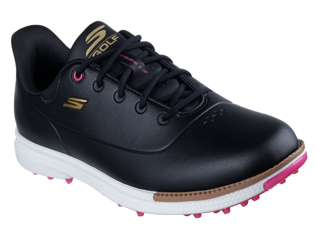 Skechers Go Golf Jasmine 2 123127 Black/Pink Spikeless Golf Shoe FootJoy 6.5 Medium Women's