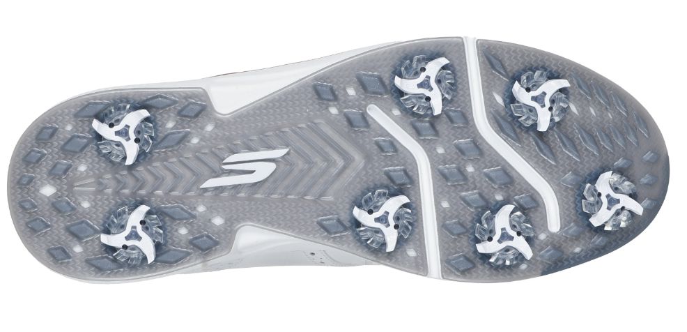 Skechers Go Golf Prestige Men's Golf Shoes 214125 White Spiked Golf Shoes Skechers