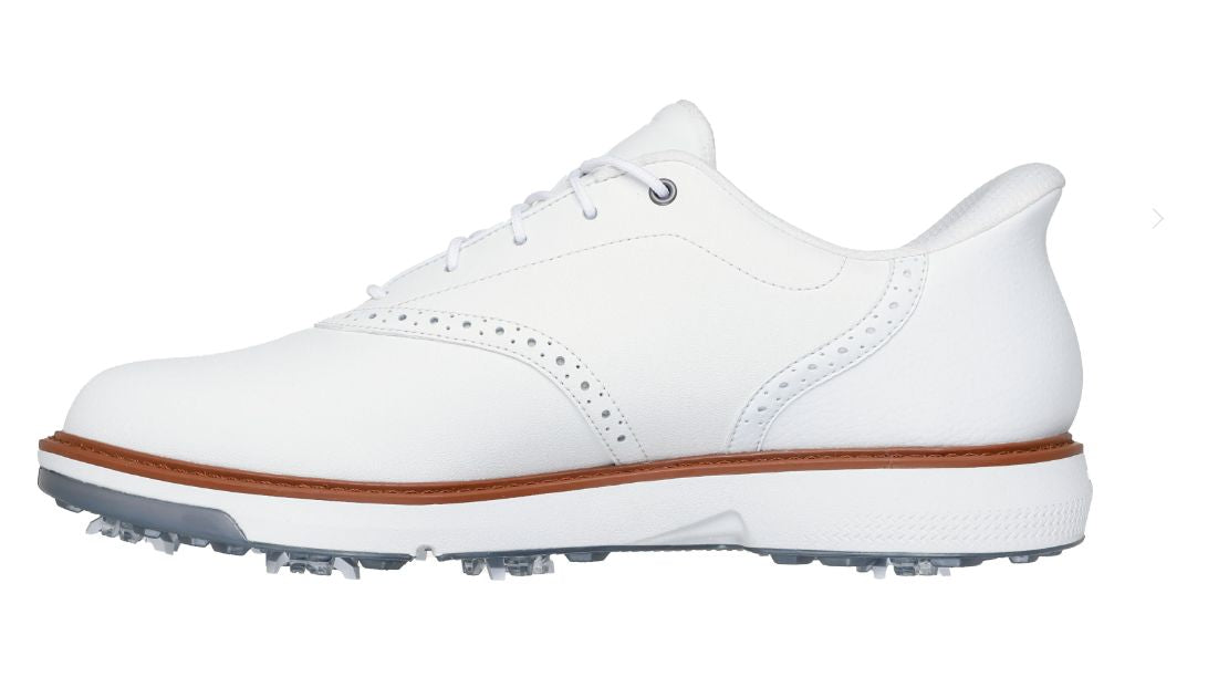 Skechers Go Golf Prestige Men's Golf Shoes 214125 White Spiked Golf Shoes Skechers