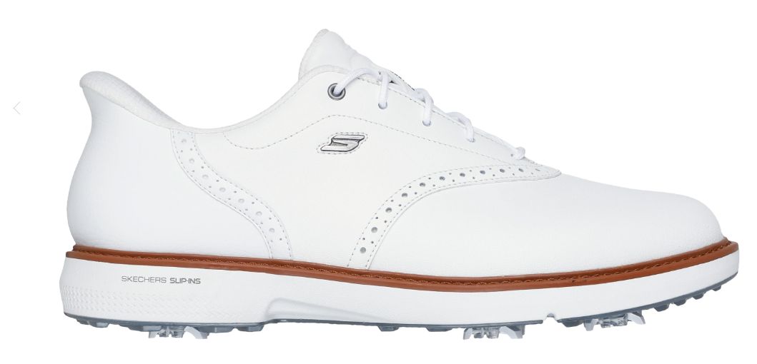 Skechers Go Golf Prestige Men's Golf Shoes 214125 White Spiked Golf Shoes Skechers