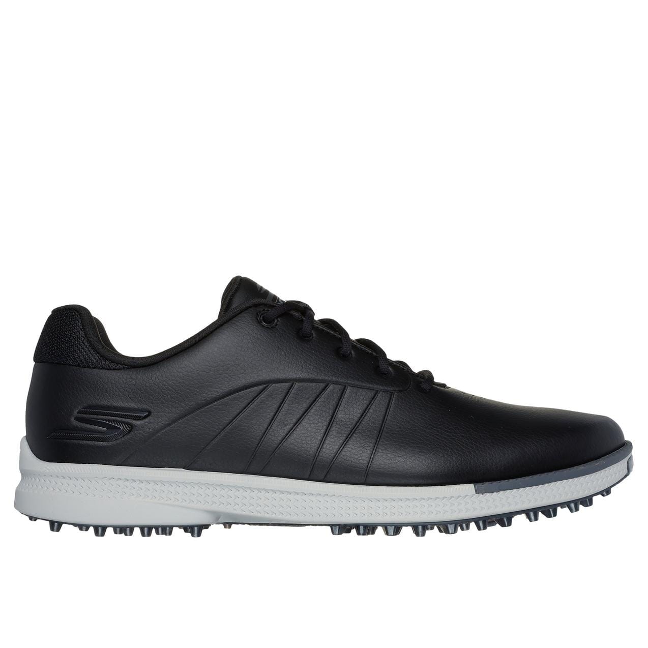 Skechers Go Golf Tempo GF Men's Golf Shoes 214099 Black/Grey Spikeless Golf Shoe Skechers 8 Black Extra Wide